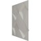 Ekena Millwork 19 5/8in. W x 19 5/8in. H Bradley EnduraWall Decorative 3D Wall Panel Covers 2.67 Sq. Ft. WP20X20BYGBW - alternate 5